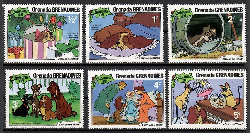 Znaczek Grenada i Grenadyny 1981 Mi 460-465 Czyste **
