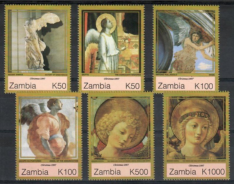Znaczek Zambia 1997 Mi 736-741 Czyste **