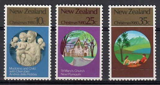 Znaczek Nowa Zelandia 1980 Mi 807-809 Czyste **