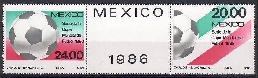 Znaczek Meksyk 1984 Mi 1919-1920 Czyste **