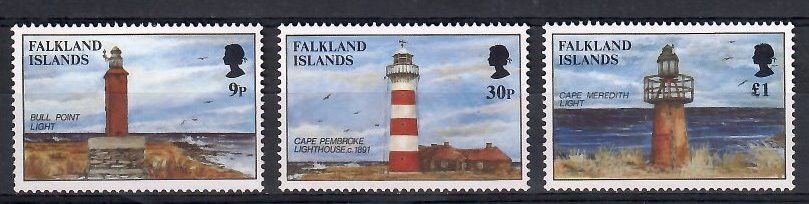 Znaczek Falklandy 1997 Mi 698-700 Czyste **