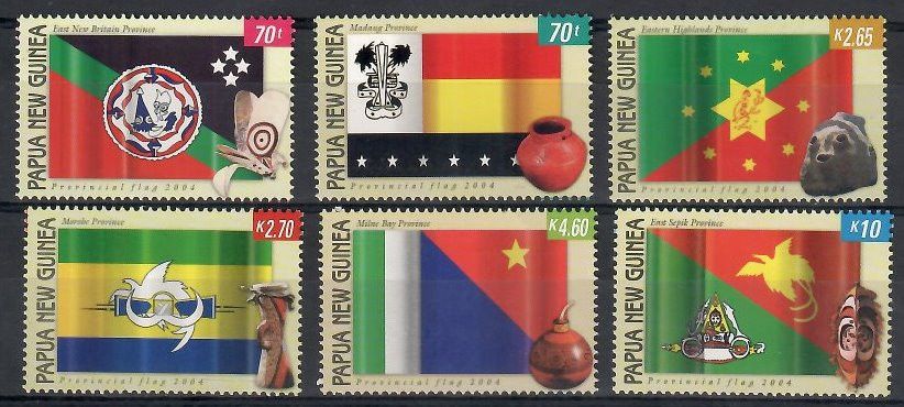 Znaczek Papua Nowa Gwinea 2004 Mi 1093-1098 Czyste **
