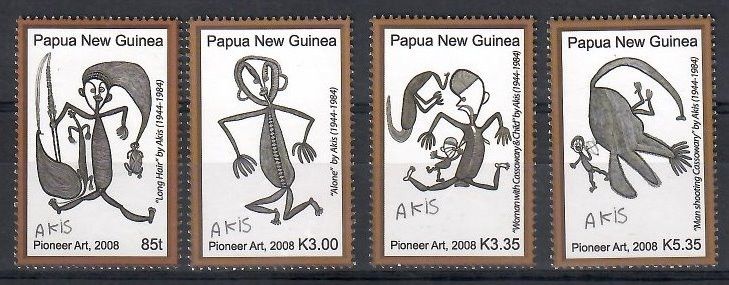 Znaczek Papua Nowa Gwinea 2008 Mi 1318-1321 Czyste **