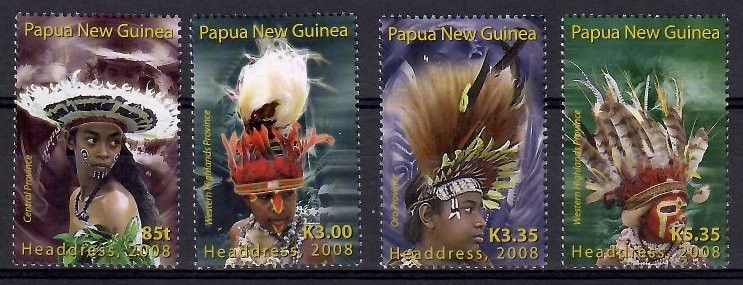 Znaczek Papua Nowa Gwinea 2008 Mi 1327-1330 Czyste **