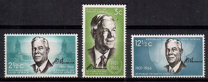 Znaczek Republika Południowej Afryki 1966 Mi 356-358 Czyste **