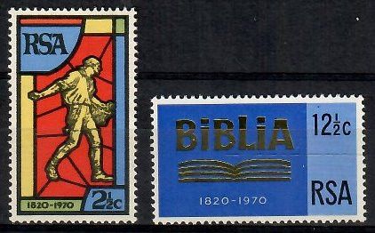 Znaczek Republika Południowej Afryki 1970 Mi 388-389 Czyste **