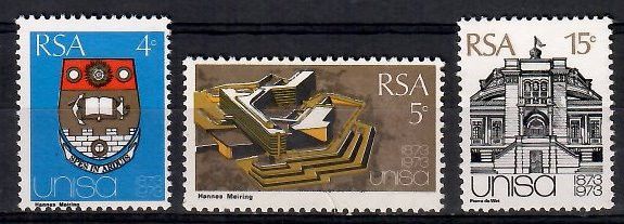 Znaczek Republika Południowej Afryki 1973 Mi 418-420 Czyste **