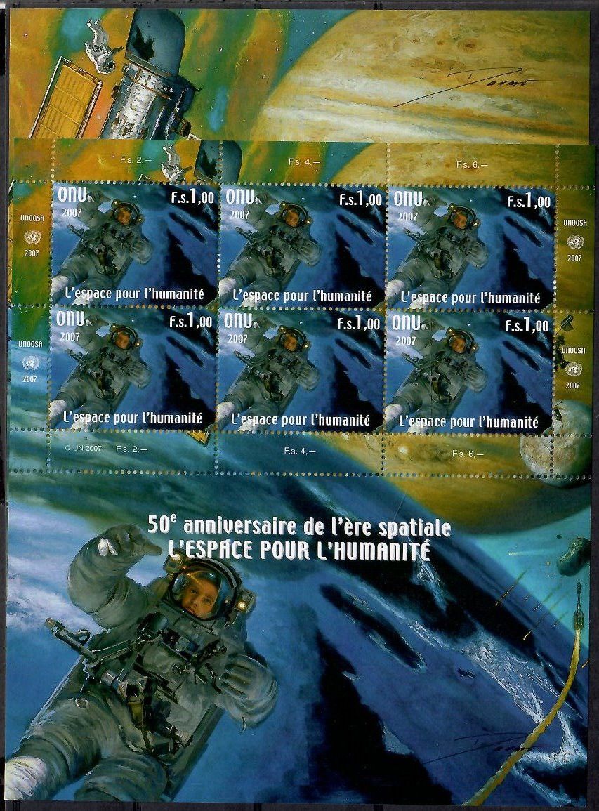 Znaczek Narody Zjednoczone Genewa 2007 Mi ark 584-585 Czyste **