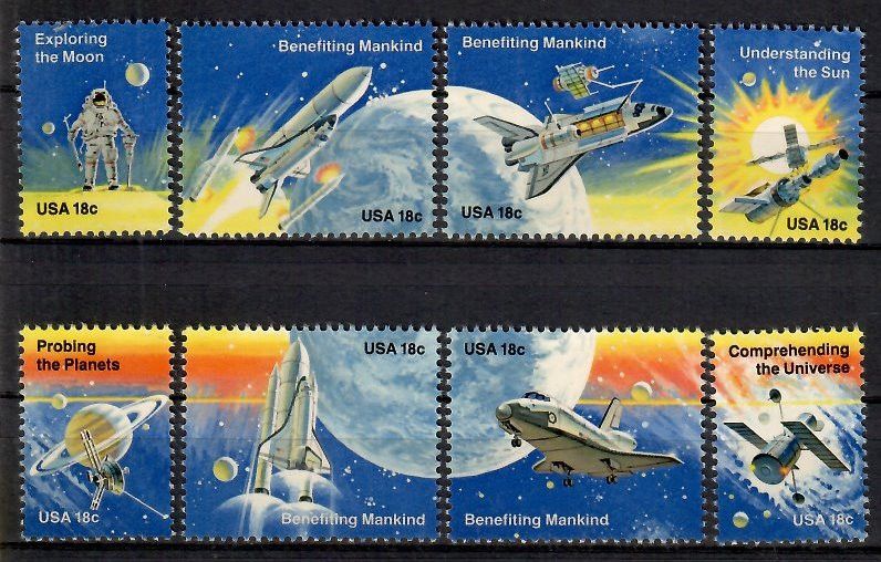 Znaczek USA 1981 Mi 1481-1488 Czyste **