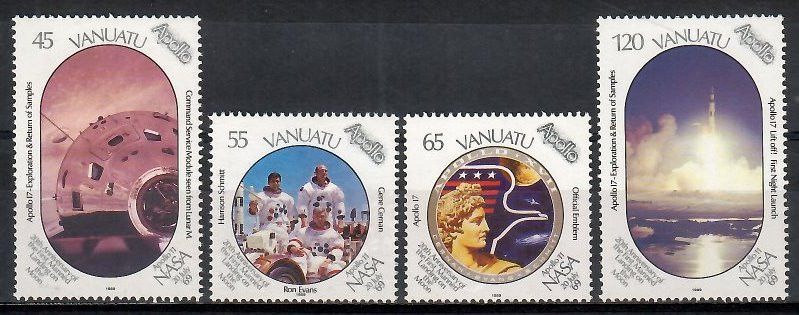 Znaczek Vanuatu 1989 Mi 821-824 Czyste **