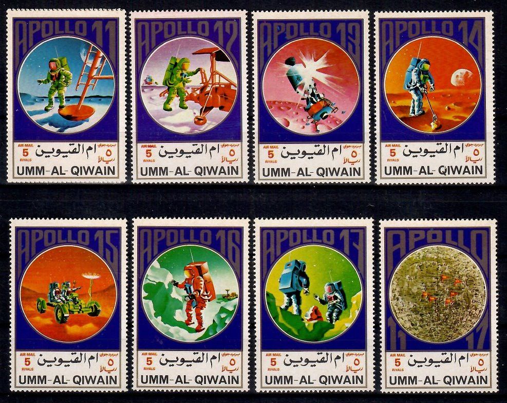 Znaczek Umm Al Qiwain 1972 Mi 922-929 Czyste **
