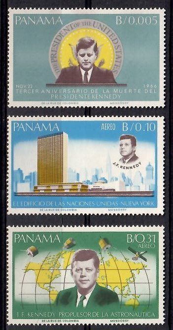 Znaczek Panama 1966 Mi 938-940 Czyste **