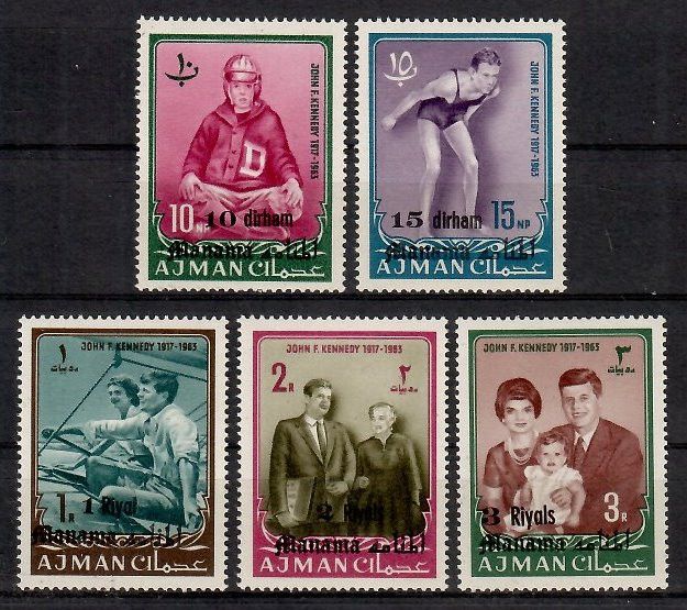 Znaczek Manama 1966 Mi 5-9 Czyste **