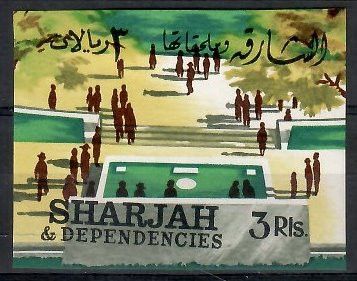 Znaczek Sharjah 1966 Mi 336B Czyste **