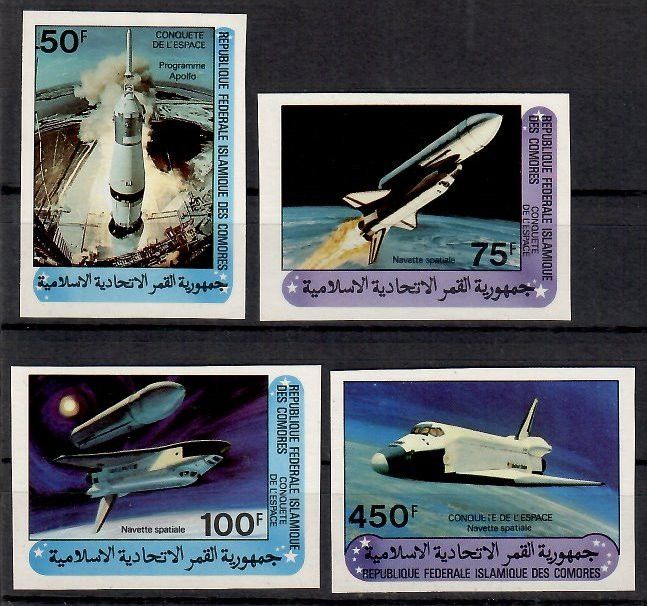 Znaczek Komory 1981 Mi 625-628B Czyste **