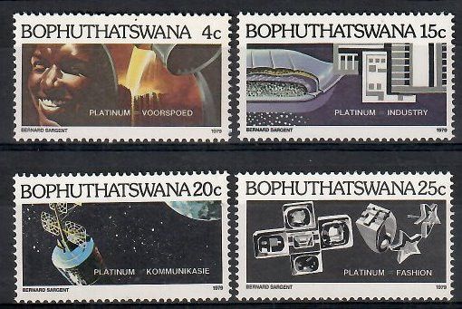 Znaczek Bophuthatswana 1979 Mi 47-50 Czyste **