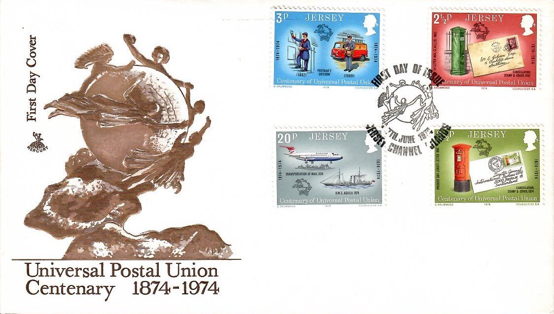 Znaczek Jersey 1974 Mi 99-102 FDC