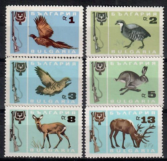 Znaczek Bułgaria 1967 Mi 1691-1696 Czyste **