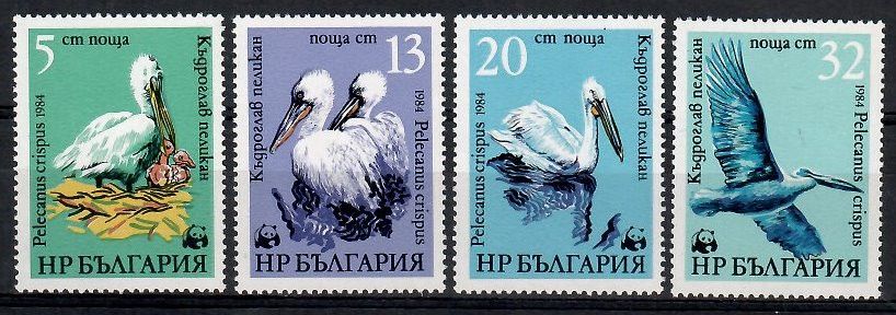 Znaczek Bułgaria 1984 Mi 3303-3306 Czyste **