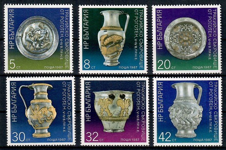 Znaczek Bułgaria 1987 Mi 3553-3558 Czyste **