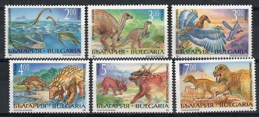 Znaczek Bułgaria 1994 Mi 4109-4114 Czyste **