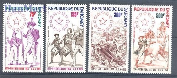 Znaczek Dahomej 1975 Mi 636-639 Czyste **