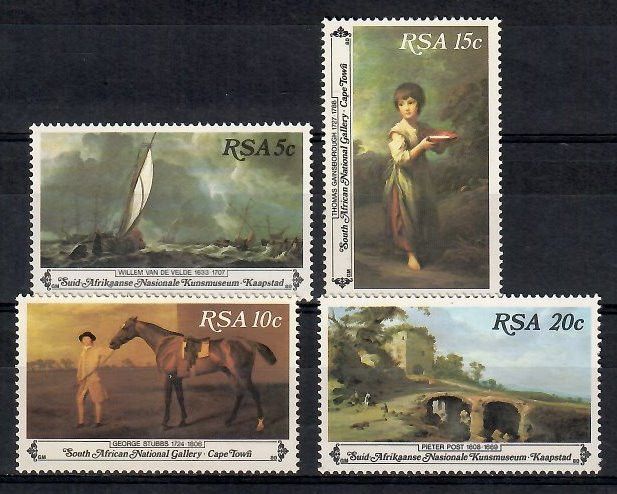 Znaczek Republika Południowej Afryki 1980 Mi 575-578 Czyste **