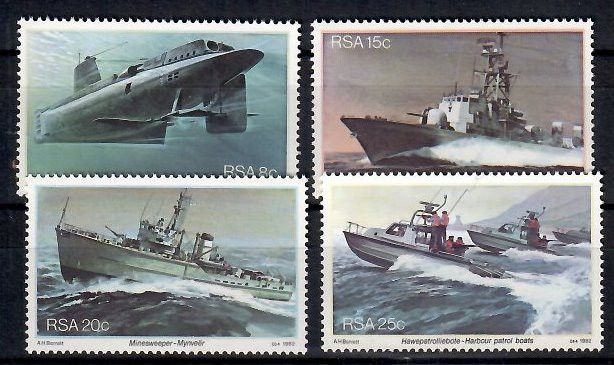 Znaczek Republika Południowej Afryki 1982 Mi 597-600 Czyste **