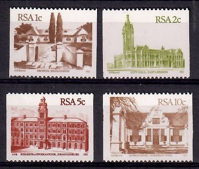 Znaczek Republika Południowej Afryki 1982 Mi 618-621 Czyste **