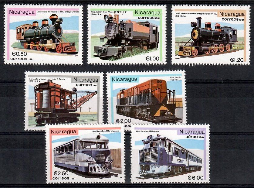 Znaczek Nikaragua 1981 Mi 2231-2237 Czyste **