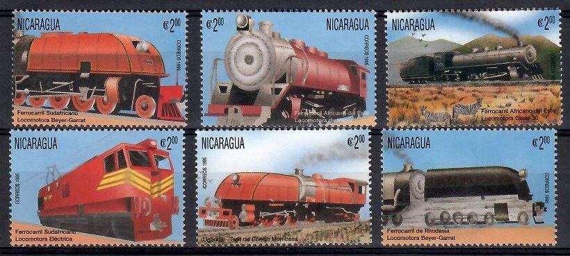 Znaczek Nikaragua 1995 Mi 3687-3692 Czyste **