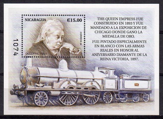 Znaczek Nikaragua 1999 Mi bl 289 Czyste **