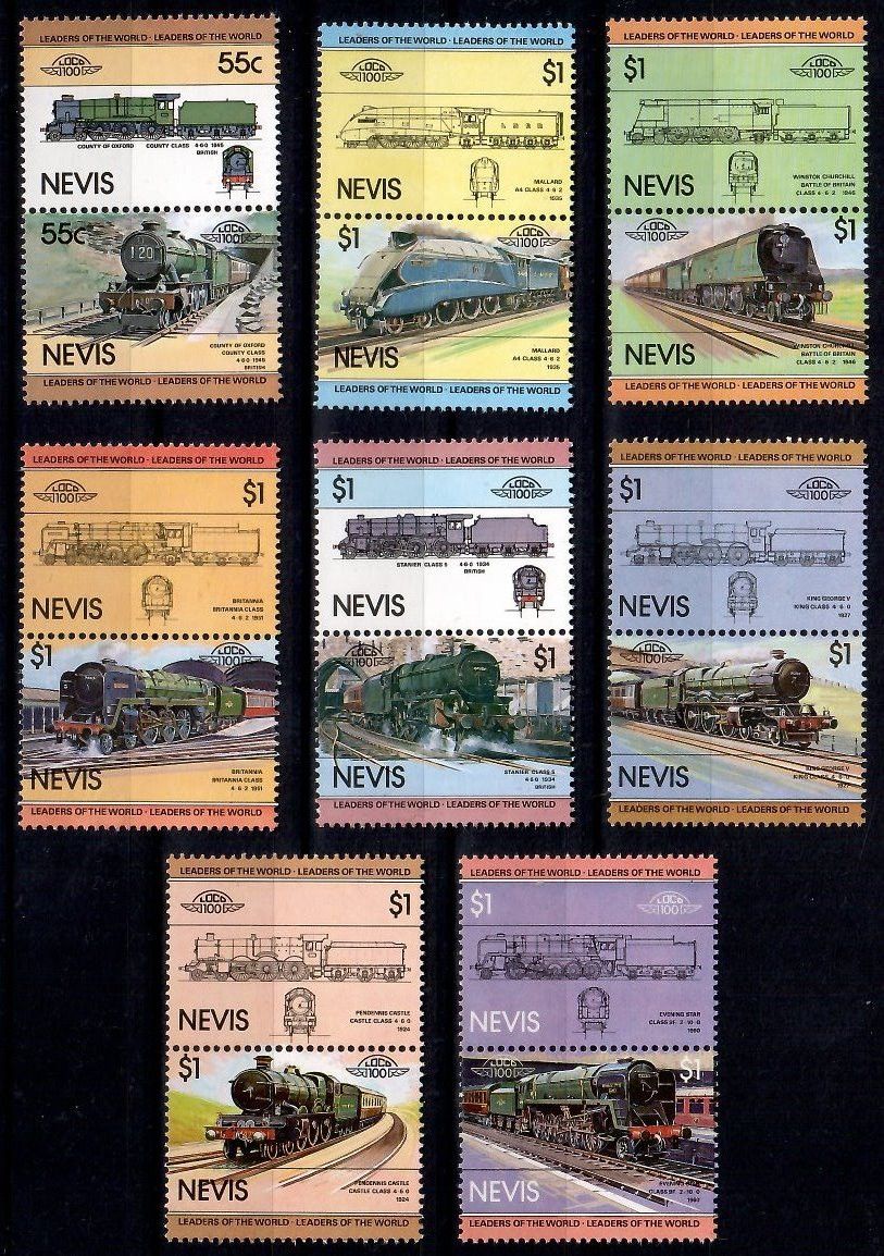 Znaczek Nevis 1983 Mi 115-130 Czyste **