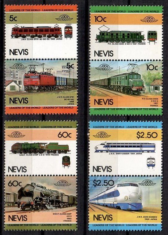 Znaczek Nevis 1984 Mi 202-209 Czyste **