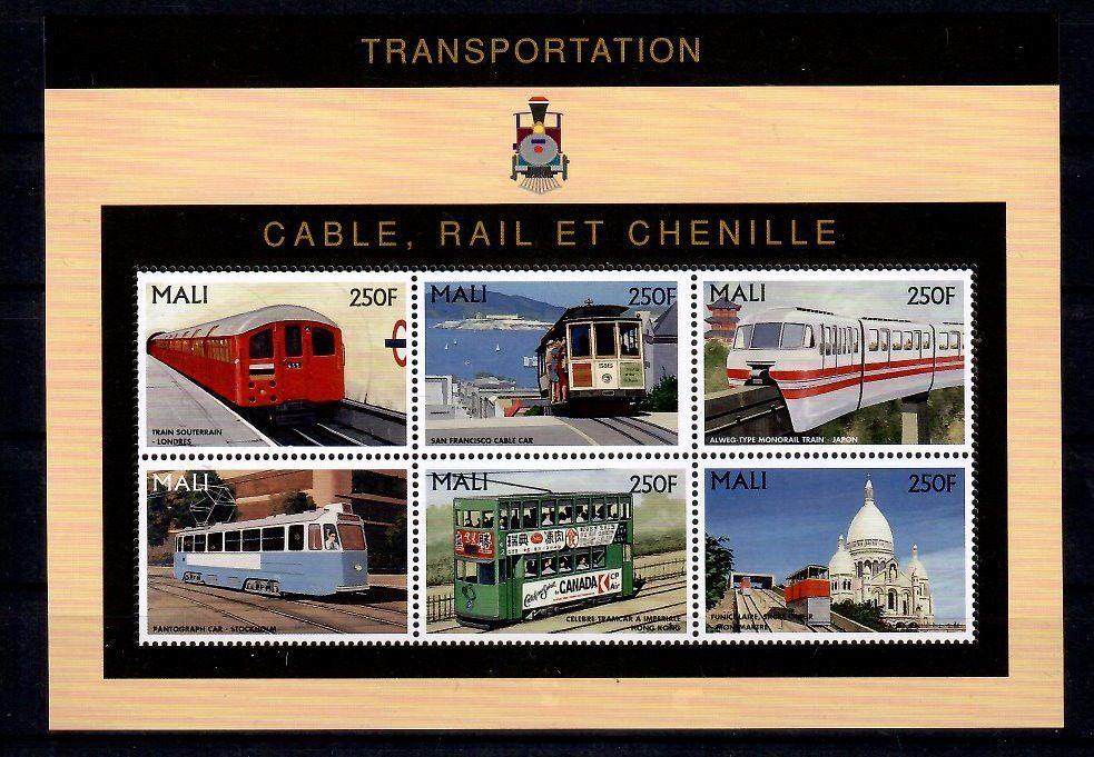 Znaczek Mali 1996 Mi ark 1526-1531 Czyste **