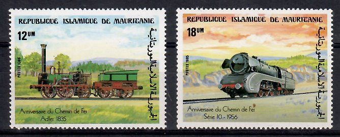 Znaczek Mauretania 1985 Mi 857-858 Czyste **