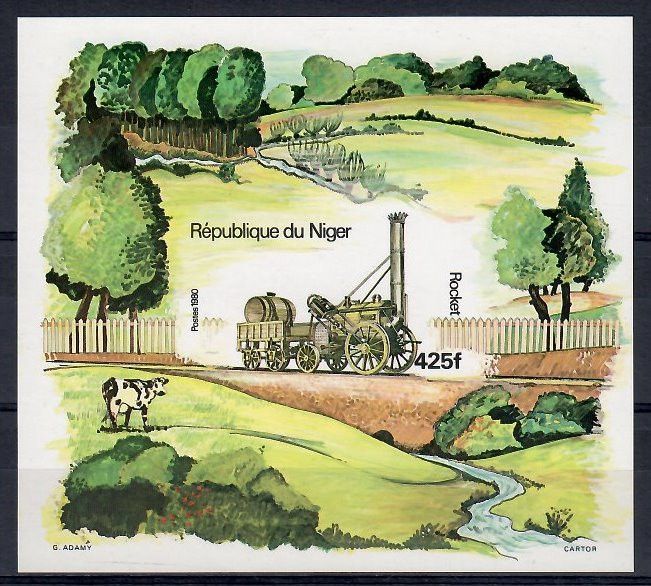 Znaczek Niger 1980 Mi bl 29B Czyste **