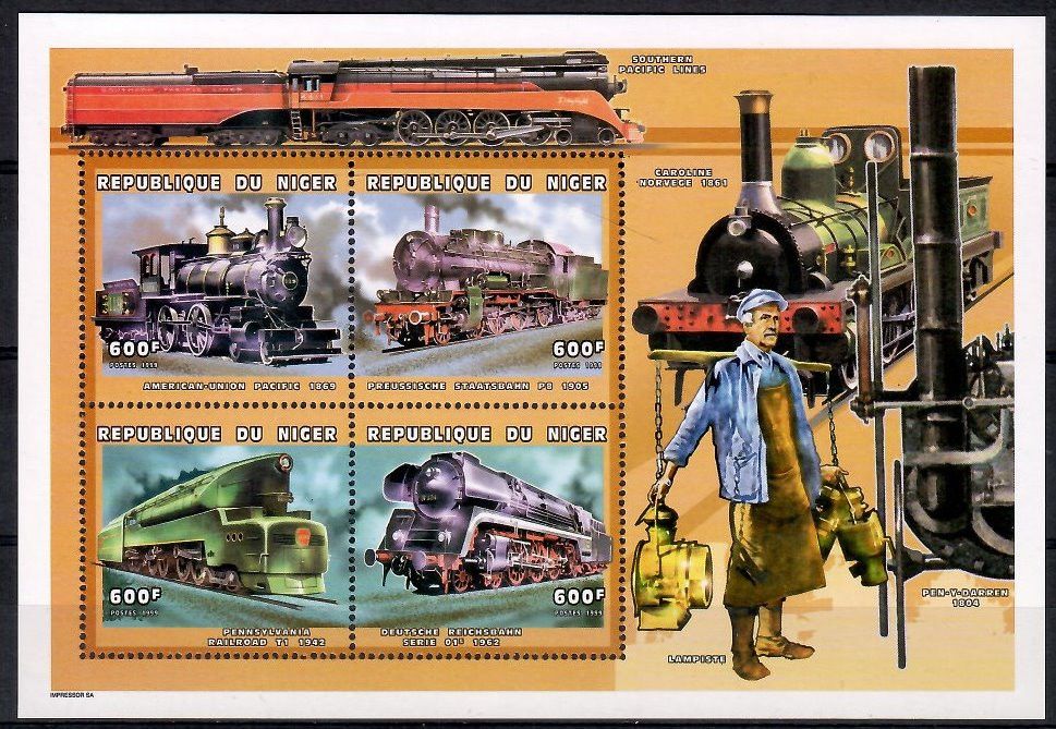 Znaczek Niger 1999 Mi ark 1745-1748 Czyste **