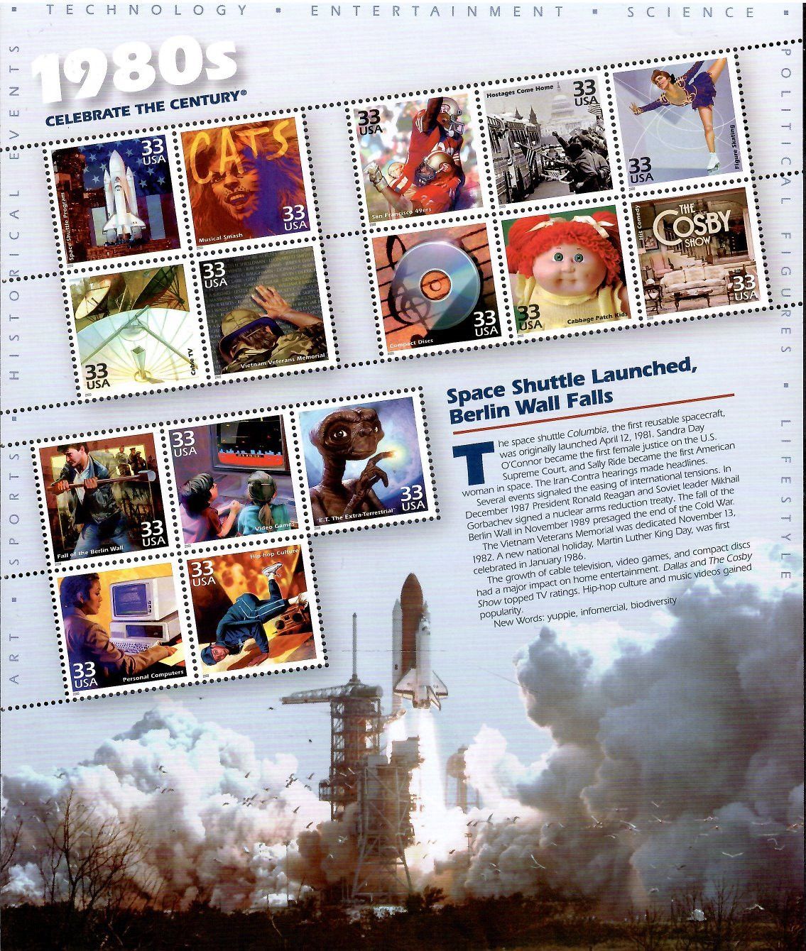 Znaczek USA 2000 Mi bl 50 Czyste **