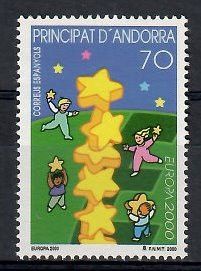 Znaczek Andora (hiszpańska) 2000 Mi 271 Czyste **