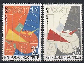 Znaczek Cypr 2003 Mi 1013-1014 Czyste **