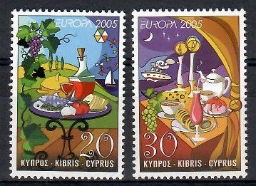 Znaczek Cypr 2005 Mi 1056-1057 Czyste **