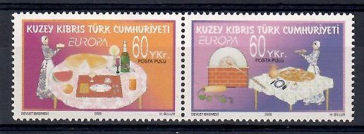 Znaczek Cypr Północny 2005 Mi 618-619 Czyste **