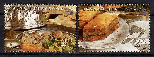 Znaczek Bośnia i Hercegowina 2005 Mi 389-390 Czyste **