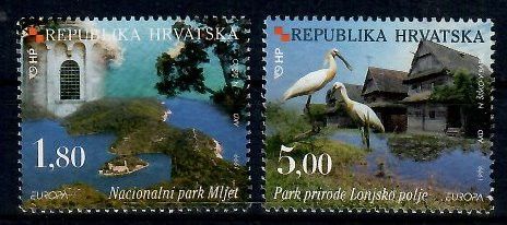 Znaczek Chorwacja 1999 Mi 498-499 Czyste **