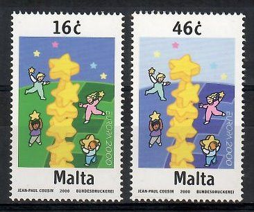 Znaczek Malta 2000 Mi 1127-1128 Czyste **