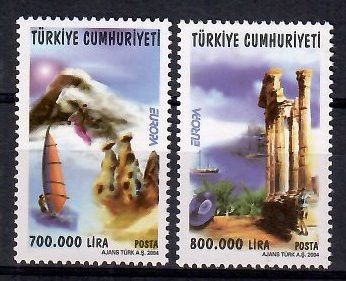 Znaczek Turcja 2004 Mi 3376-3377 Czyste **