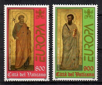 Znaczek Watykan 1998 Mi 1242-1243 Czyste **
