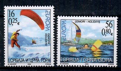 Znaczek Serbia i Czarnogóra 2004 Mi 3196-3197 Czyste **