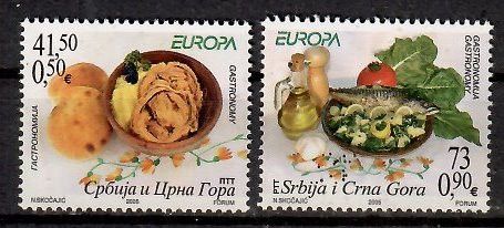 Znaczek Serbia i Czarnogóra 2005 Mi 3269-3270 Czyste **